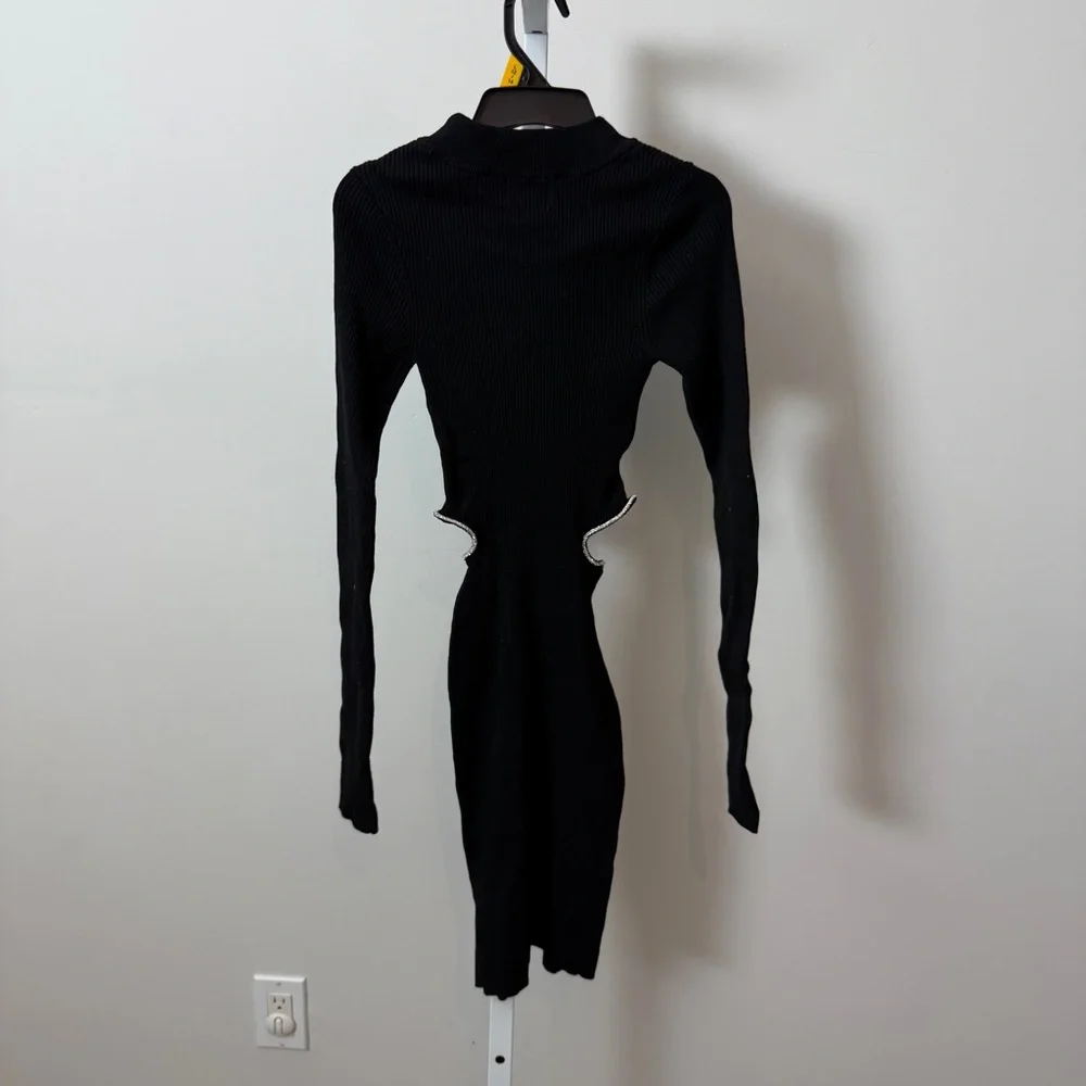 H&M CUT-OUT BODYCON tight dress size XS - Picture 2 of 5